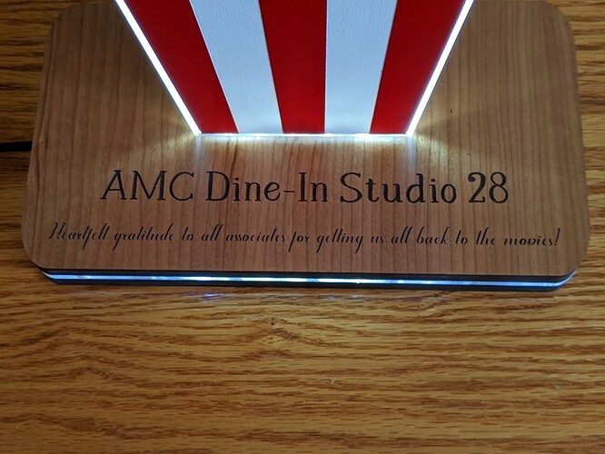 2020 09 07 AMC Olathe Dine In edge lit sign 03