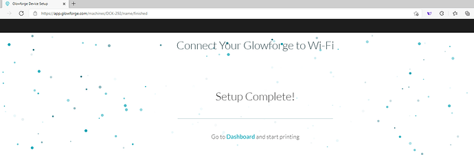 glowforge not connecting really