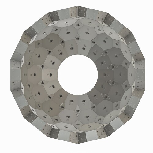 Zonohedrified Heptagrammic Prism-1