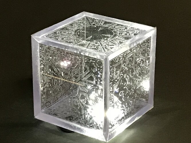acrylic cube - 1