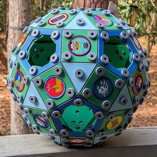 Demerit badge rhombicosidodecahedron-14