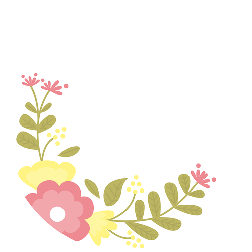 Flowers outline