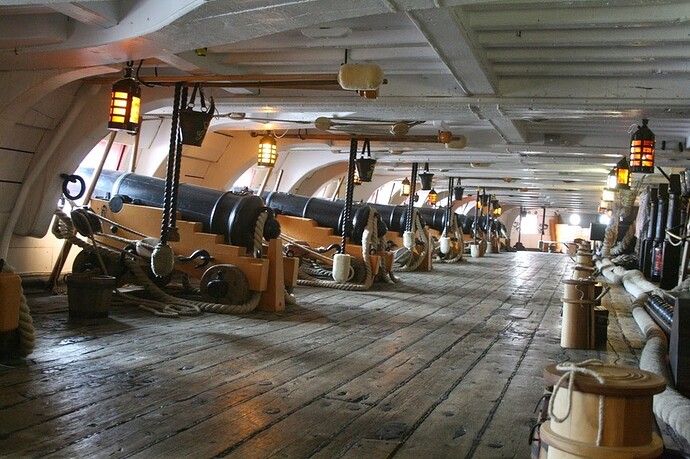 HMS Victory 32-Pounders on Lower Deck (5)