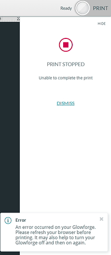 Print Stopped