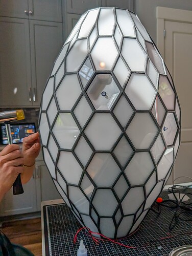 Zonohedrified Heptagrammic Prism-156