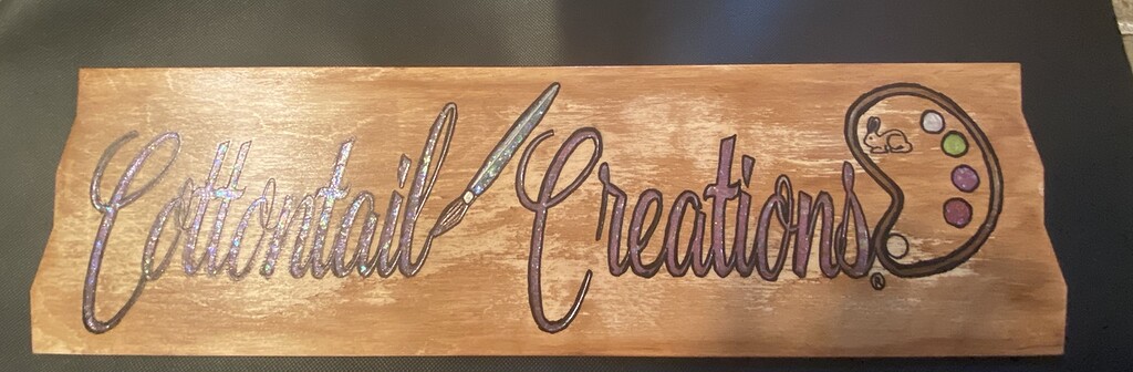 My new Business sign - Made on a Glowforge - Glowforge Owners Forum