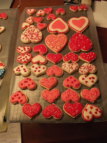 Valentine's Day cookies
