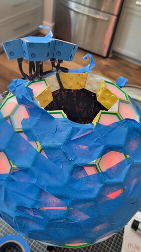Dual of 4 Frequency Icosahedral Geodesic Sphere-201
