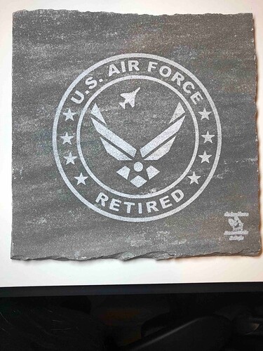Air Force Retired Stone