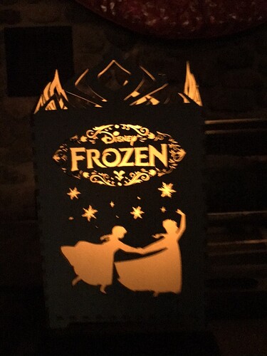 Frozen Lantern Lit