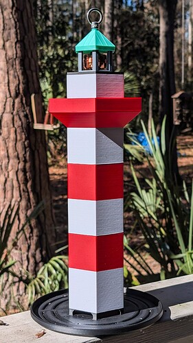 Harbor Town Lighthouse Bird Feeder-12