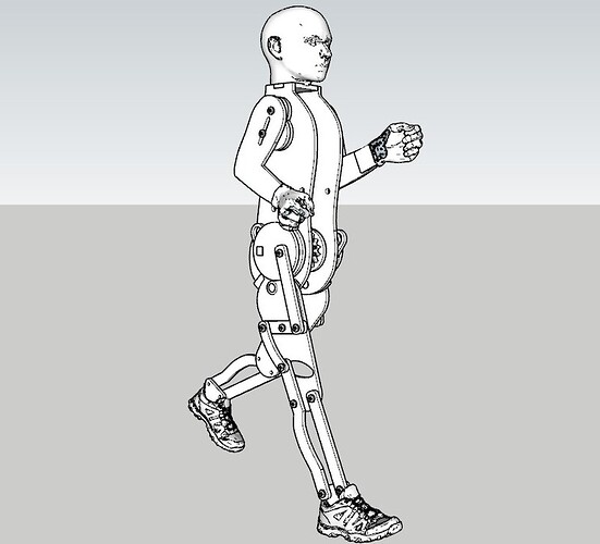 Running Man 3D Model