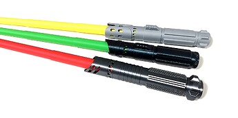 Lightsabers extended