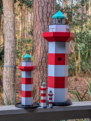 Harbor Town Lighthouse Birdhouse-10