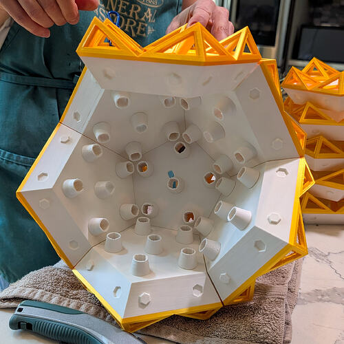 Dual of Rectangular Isohedron RTC+GRTC 2-18