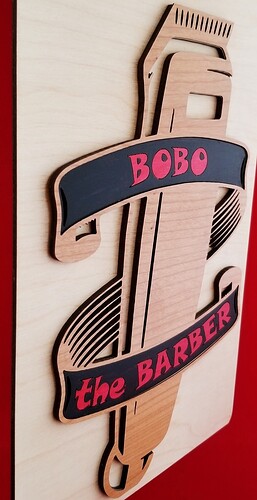 Barber Clippers Sign 2