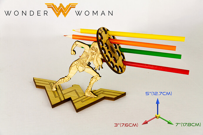 Wonder Woman Pencil Holder 2