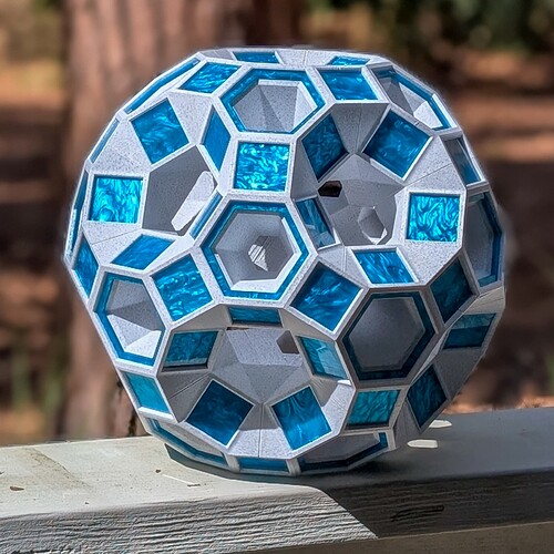 Cupola-Drilled Truncated Icosidodecahedron-16