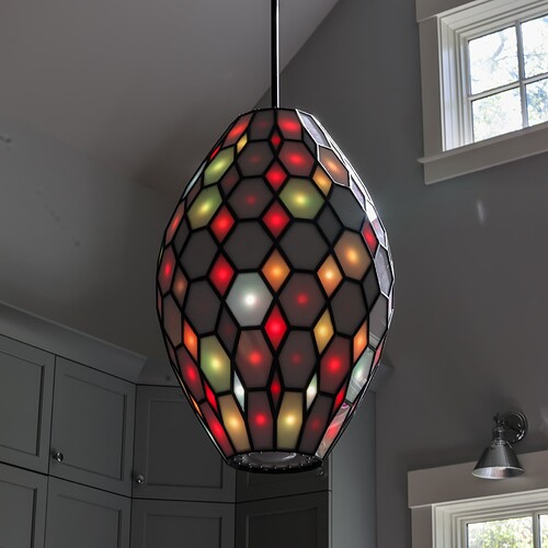 Zonohedrified Heptagrammic Prism wled-13
