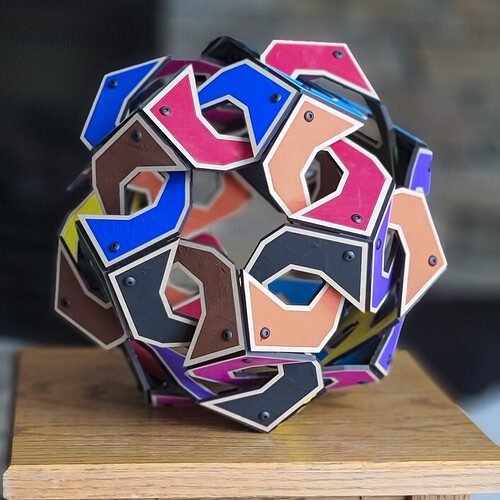 Triambic icosahedron-100