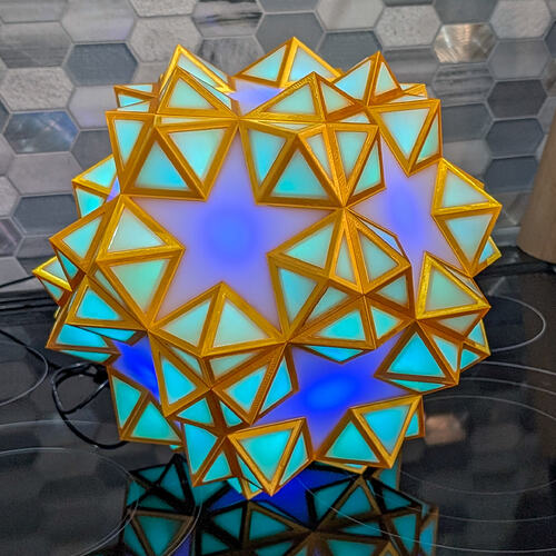 Dual of Rectangular Isohedron RTC+GRTC 2-38