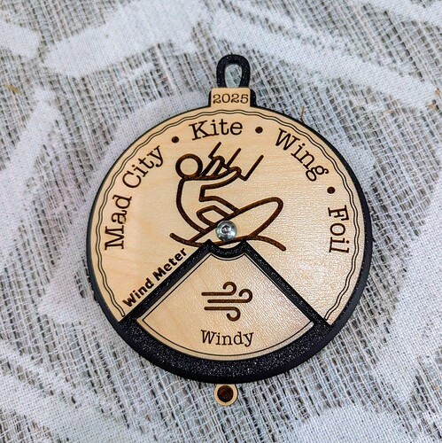 Kiteboarding Ornament-100