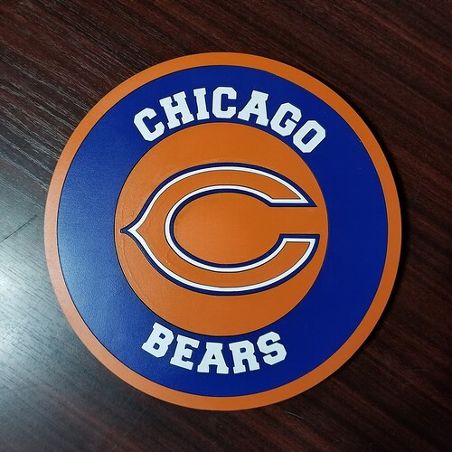 Chicago Bears Plaque