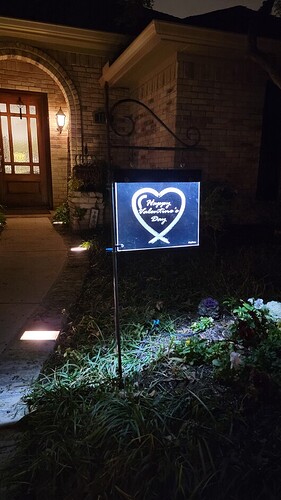 Valentine Yard Sign