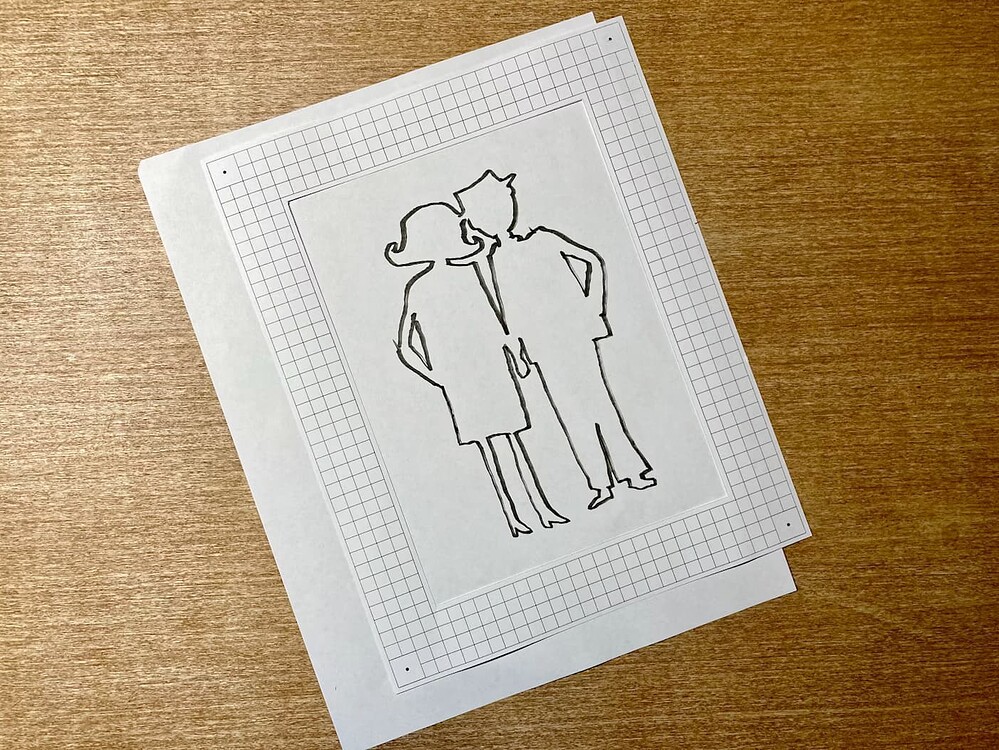 Scanning Grid Frame - Paper Template - Free Laser Designs - Glowforge ...