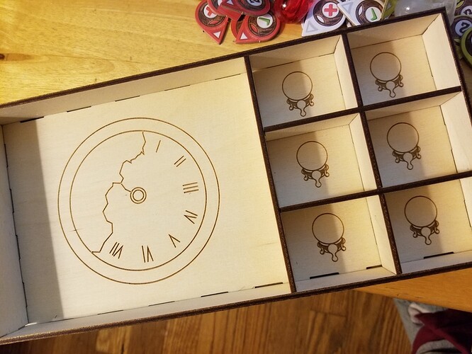 Gloomhaven tray system - First Project - Made on a Glowforge