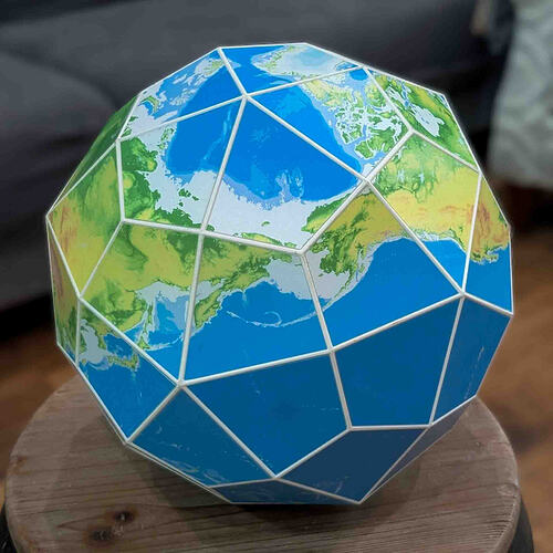 Strombic Hexecontahedron WLED Globe-32