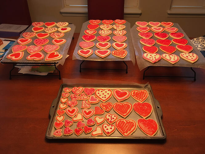 Valentine's Day cookies 2