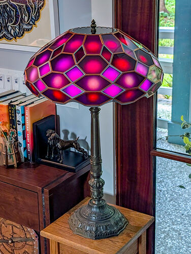 Zonohedrified Hexagonal Antiprism lamp-19