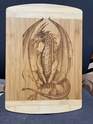 Dragon cutting board