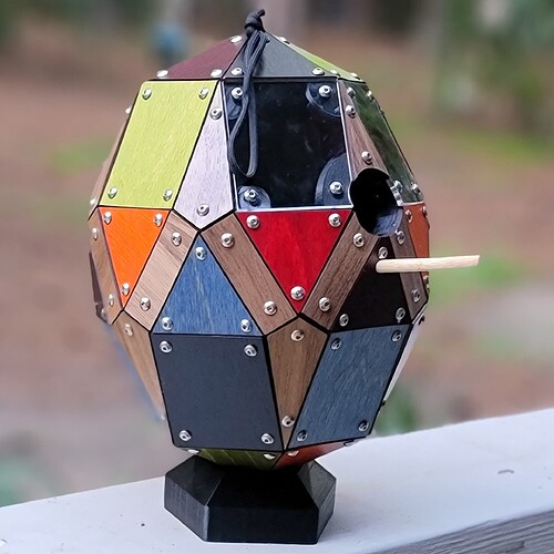 romark hexagonal birdhouse-201