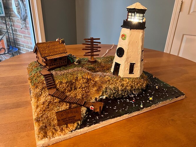 finished lighthouse