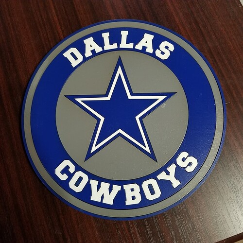 Dallas Cowboy Plaque