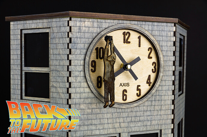 Back to the Future Clock 1