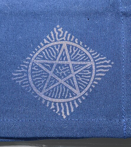 pentacle turing cotton dishtowel