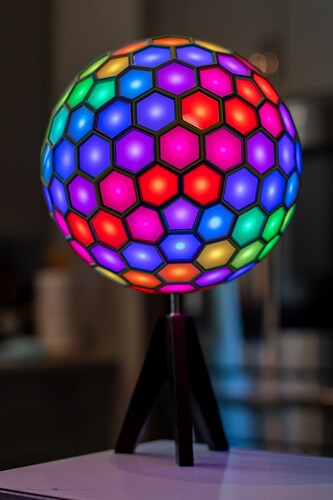 Dual of 4 Frequency Icosahedral Geodesic Sphere-205