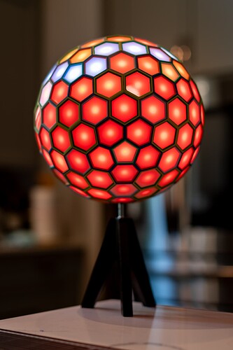 Dual of 4 Frequency Icosahedral Geodesic Sphere-203