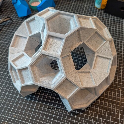 Cupola-Drilled Truncated Icosidodecahedron-11