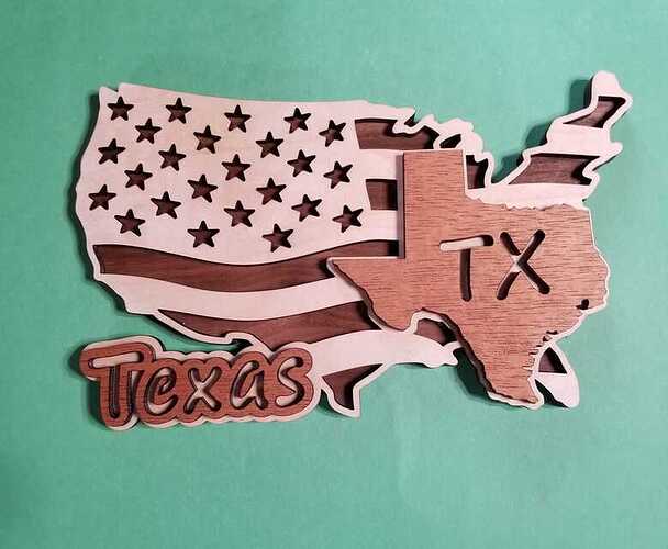 Texas U.S. Map