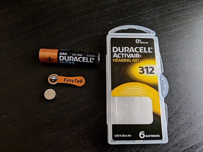 PremiumPlus Size 312 Hearing Aid Batteries (60 Pack) With Battery Holder - 1.45V Zinc-Air, Made In USA