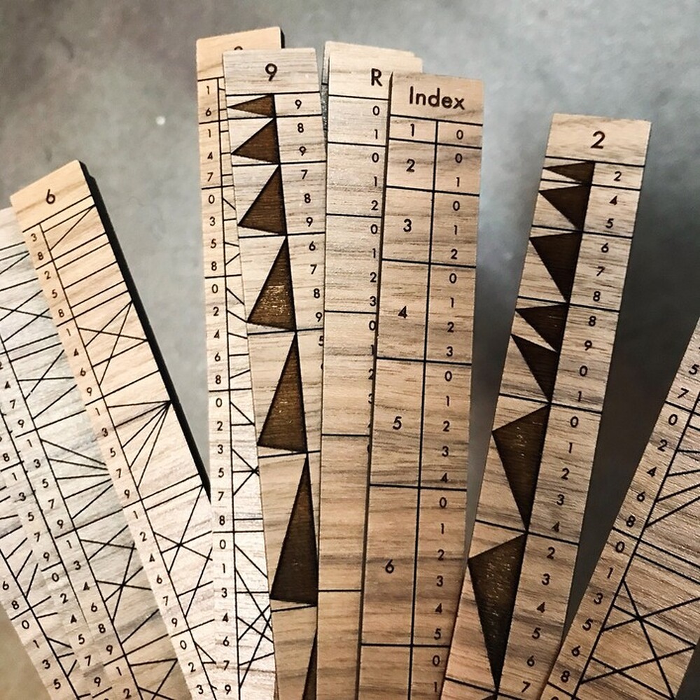 Genaille-Lucas Rulers - Made on a Glowforge - Glowforge Owners Forum