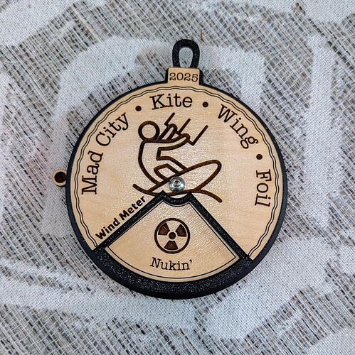 Kiteboarding Ornament-101