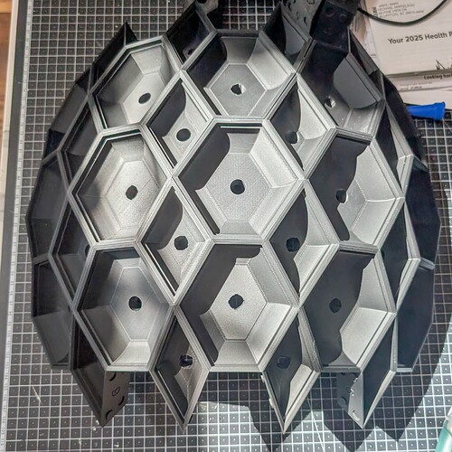 Zonohedrified Heptagrammic Prism-107