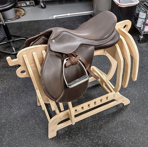 Saddle Stand in Progress