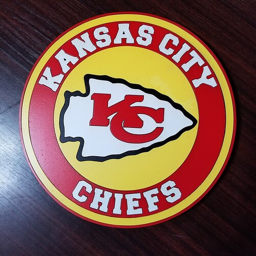 Kansas City Chiefs Plaque