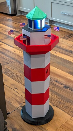 Harbor Town Lighthouse Birdhouse-15